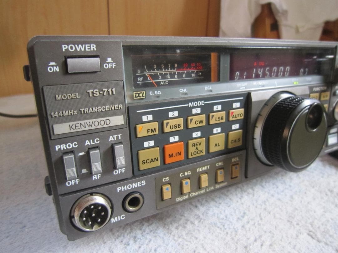 KENWOOD 144MHz トランシーバー TS-711D 25w機 現完動品 KENWOOD