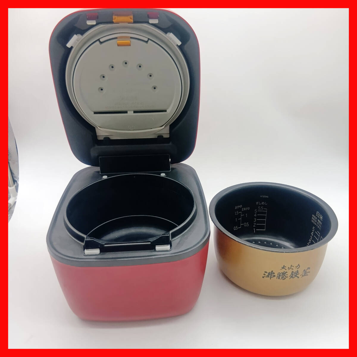 新品 日立 炊飯器 RZ-TS106M-R ベロアレッド 日立 炊飯器 IHジャー炊飯