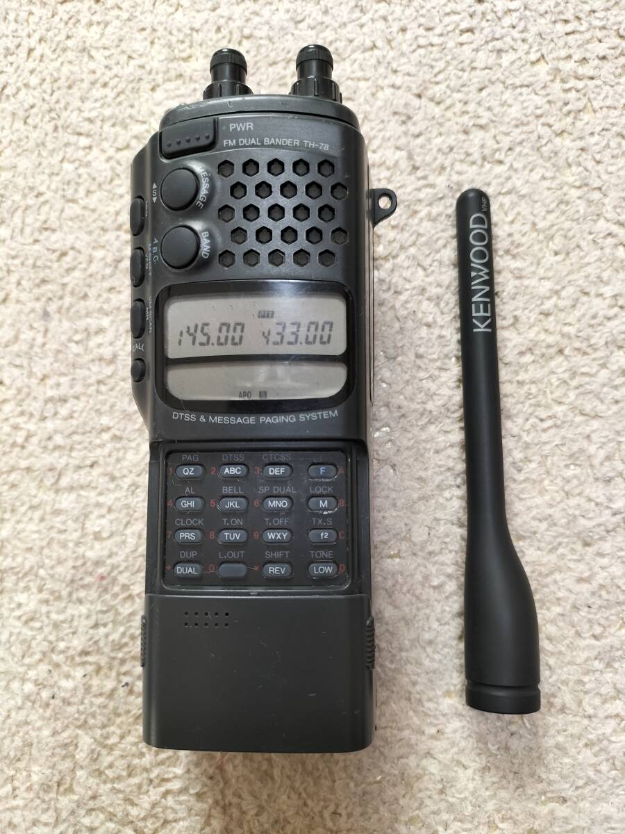 KENWOOD TH-78 144/430MHzデュアルバンド トランシーバー KENWOOD TH