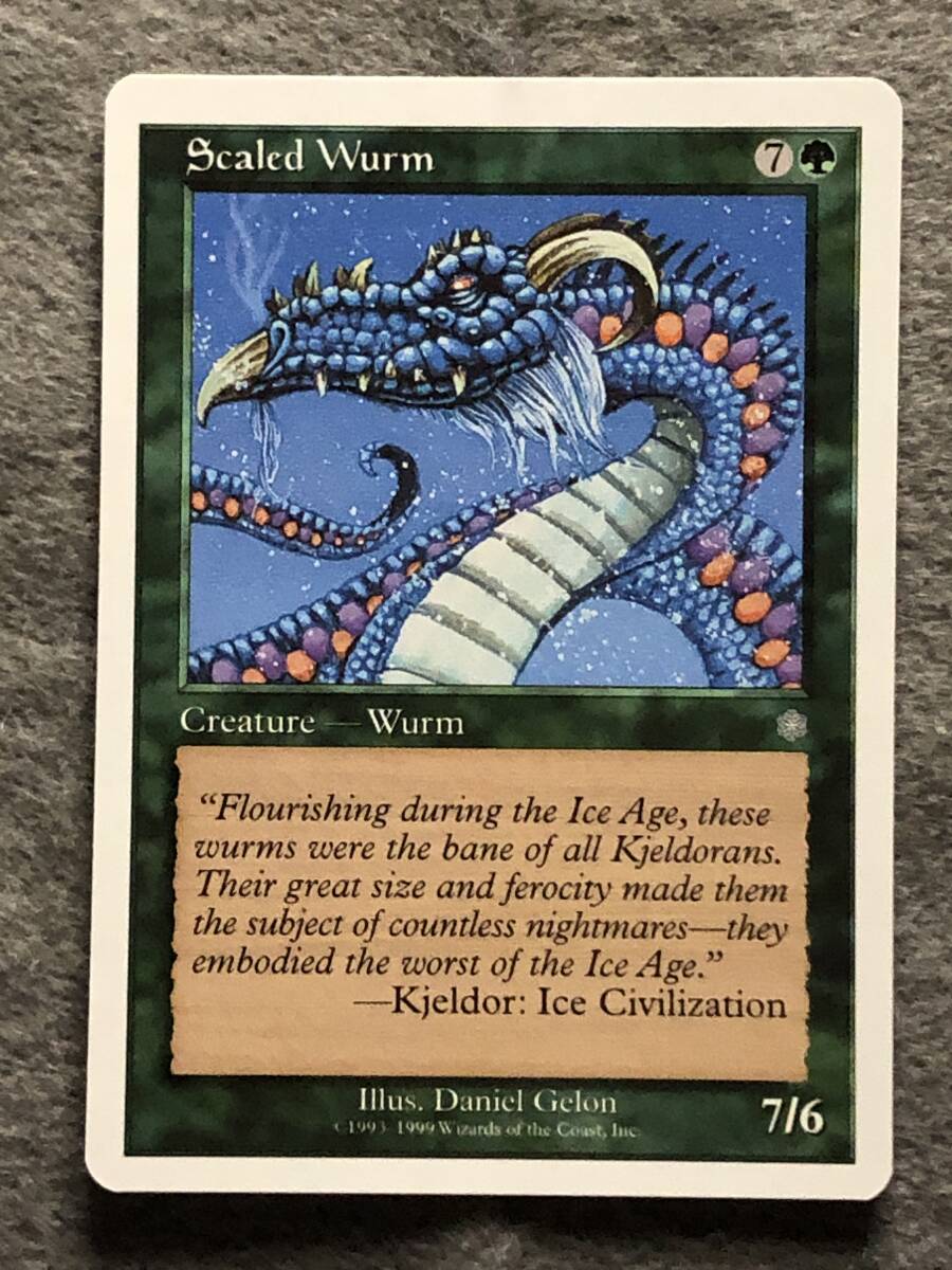 Yahoo!オークション - MTG/甲鱗のワーム/Scaled Wurm/英語/2枚