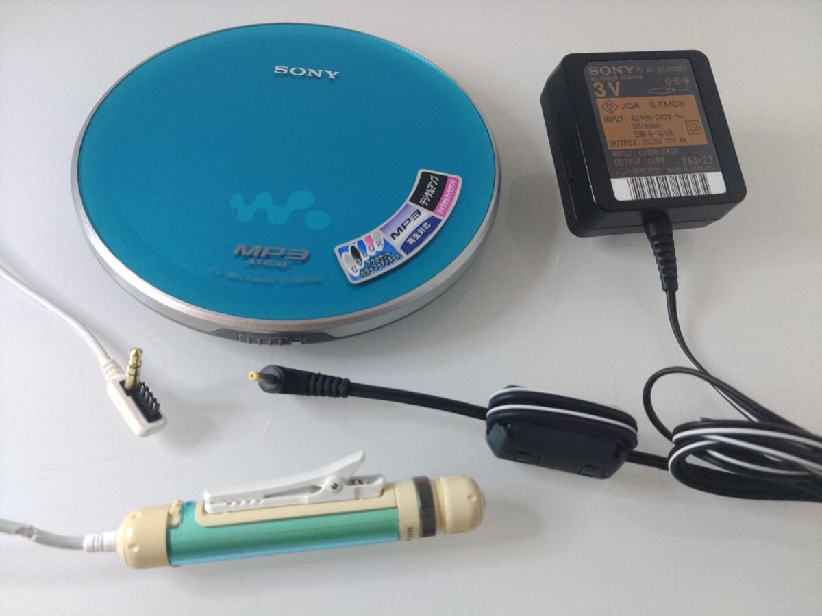 希少】SONY ソニー CD WALKMAN D-NE730 ブルー 水色 Amazon.co.jp