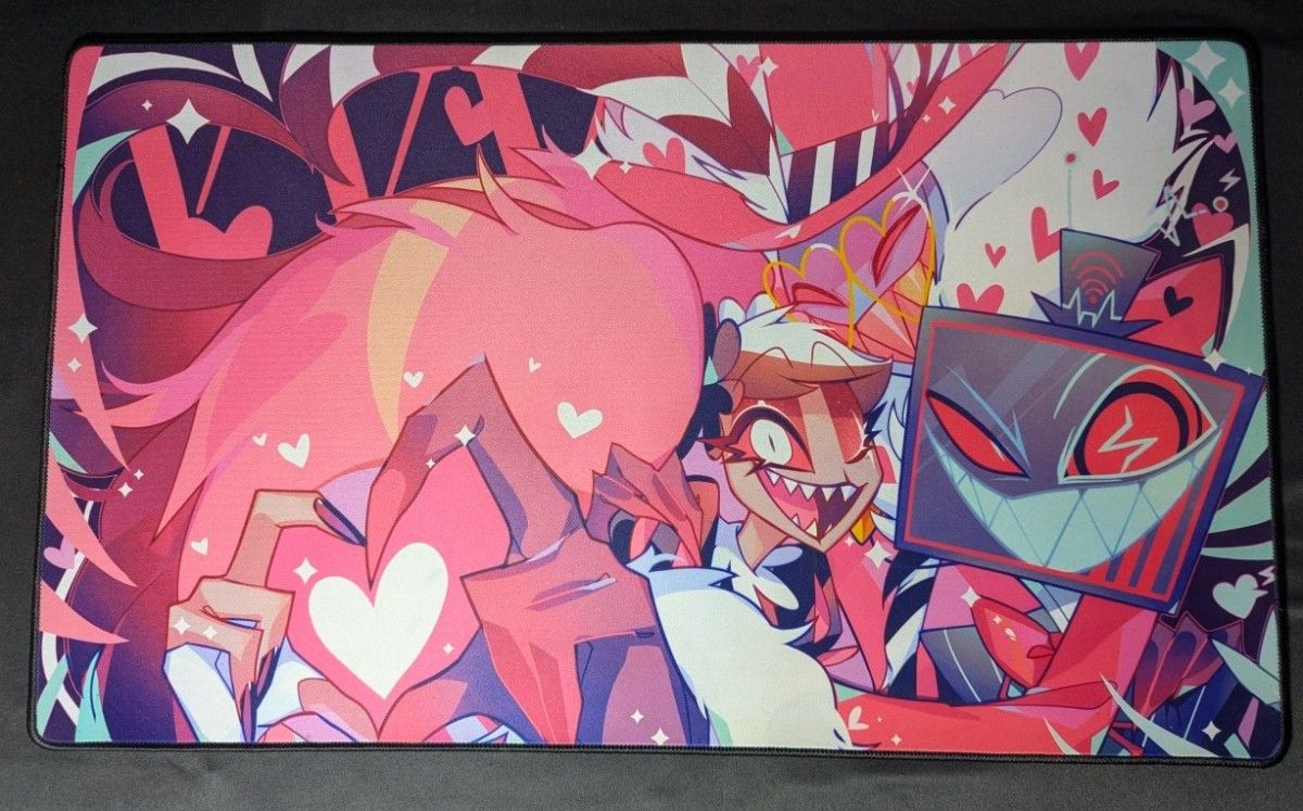 ハズビンホテル スクエア缶バッジ 3個セット ヴォックス