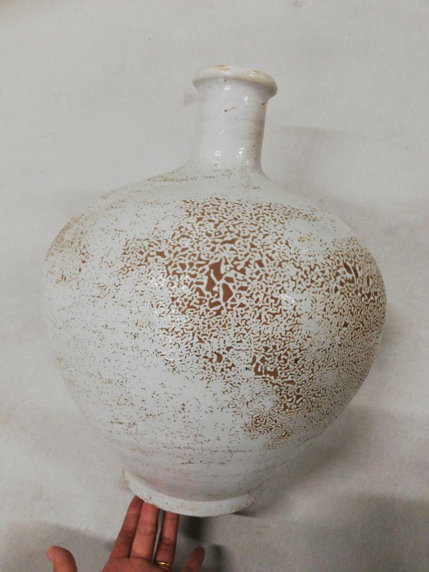 韓国美術 李朝時代 白磁 朝鮮王朝時代 後期の白磁瓶 徳利 2025年