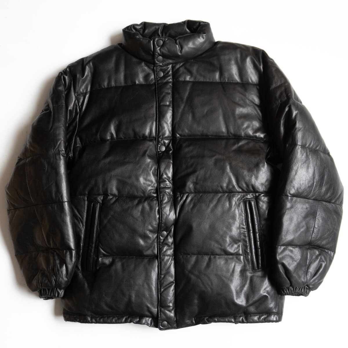 美品 WIND ARMOR ライダースジャケット ラムレザー バイカラー 2025年