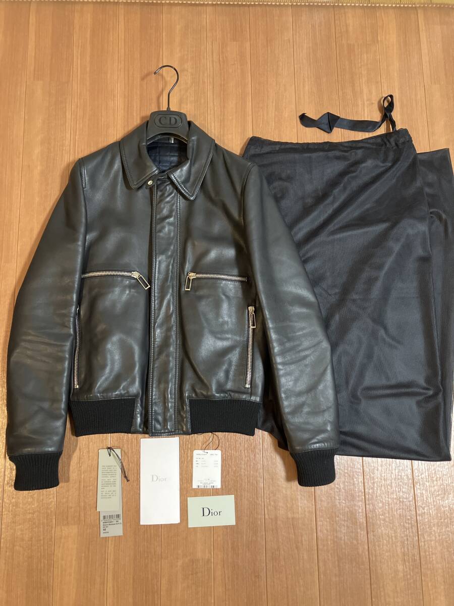Yahoo!オークション -「dior homme レザー ジャケット」(ディオール