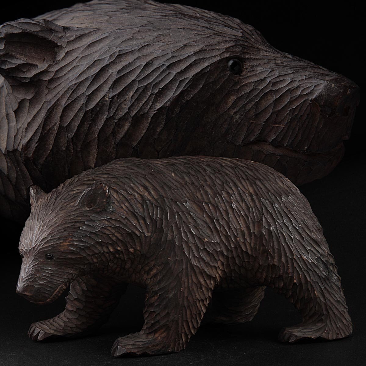 Yahoo!オークション -「木彫り 熊 八雲」の落札相場・落札価格