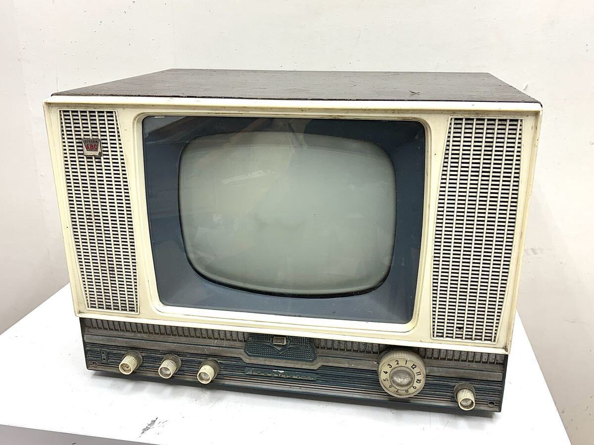 昭和レトロ 真空管 白黒テレビ➕アンテナ Yahoo!オークション