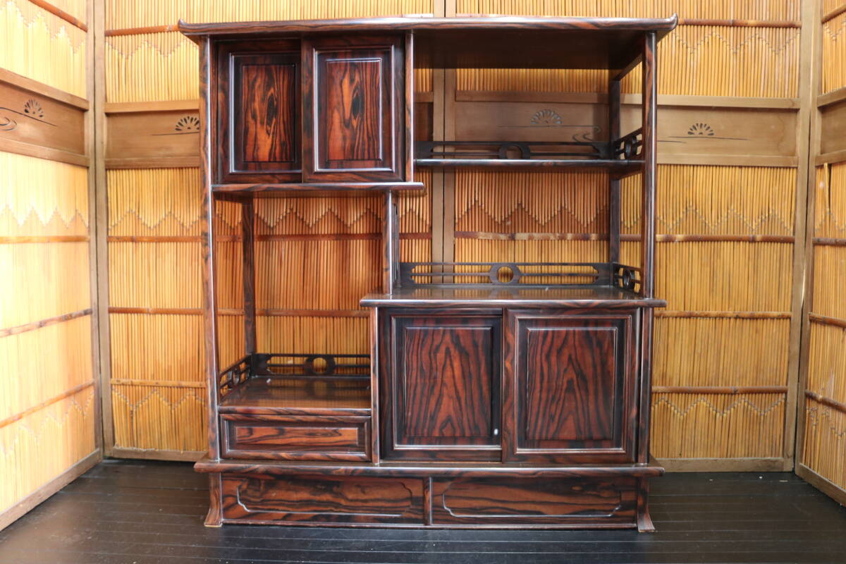 Yahoo!オークション -「黒檀 茶箪笥」の落札相場・落札価格