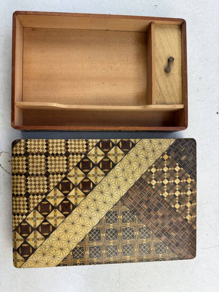 Yahoo!オークション -「寄木細工 文箱」(工芸品) の落札相場・落札価格