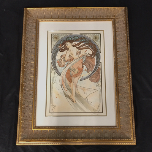 Yahoo!オークション -「ミュシャ リトグラフ」(版画) (美術品)の落札