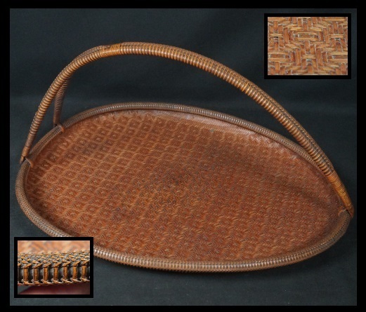 Yahoo!オークション -「網代 盆」(アンティーク、コレクション) の落札