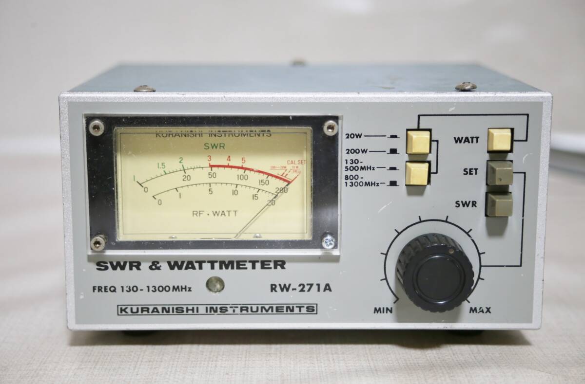 KURANISHI INSTRUMENTS RW-315A クラニシ RW-315A 1.8～500MHz0～300W