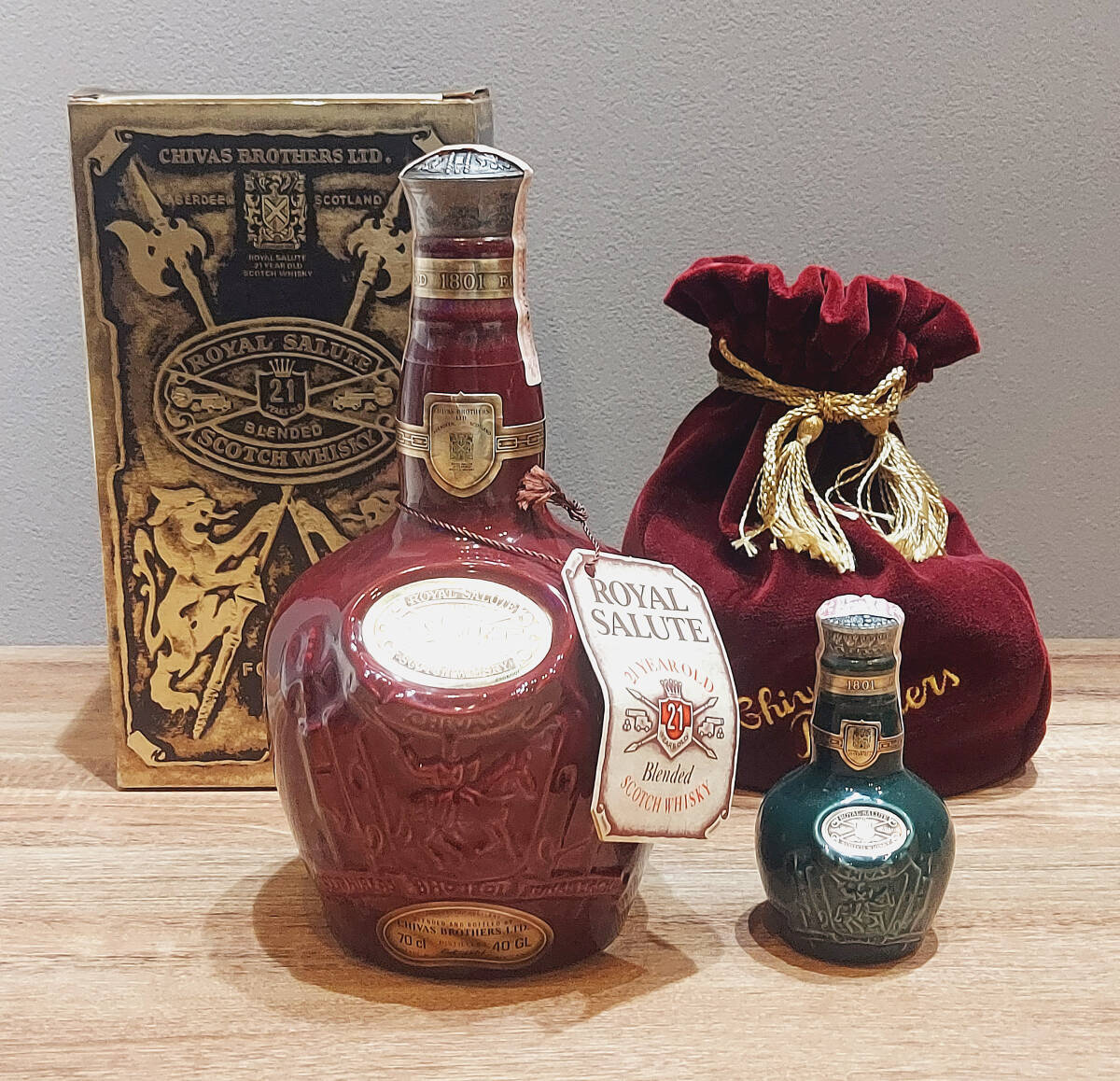 Yahoo!オークション -「ロイヤルサルート 21年 ミニボトル」の落札相場