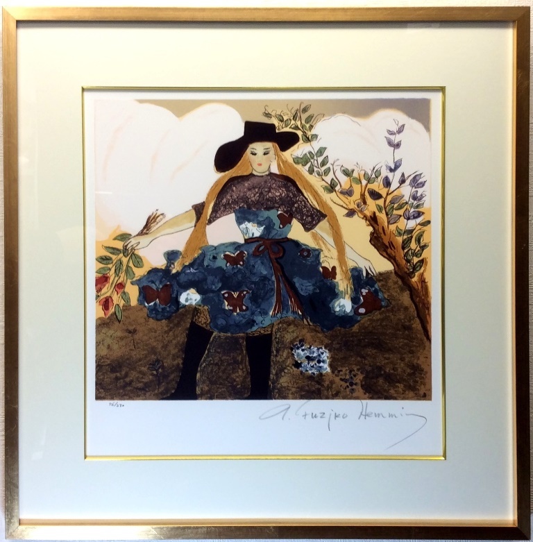 Yahoo!オークション -「フジ子ヘミング」(シルクスクリーン) (版画)の