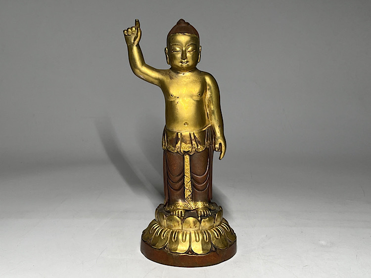 Yahoo!オークション -「釈迦誕生仏」(アンティーク、コレクション) の