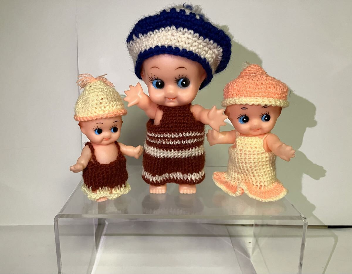 値下げ 新品 日本製 キューピー人形 洋服手編み 15cm まとめ売り