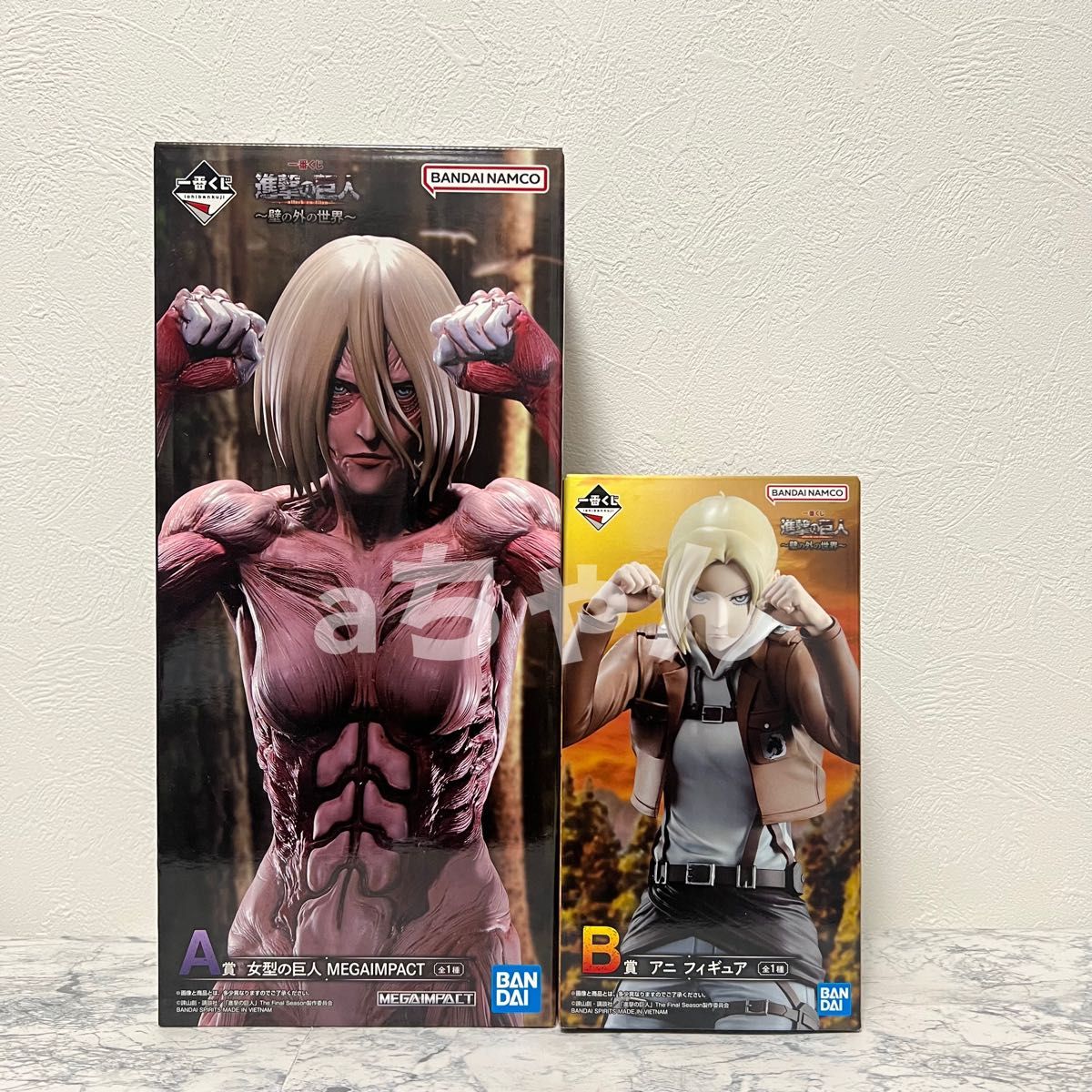 未開封 一番くじ 進撃の巨人～壁の外の世界～ A賞 女型の巨人