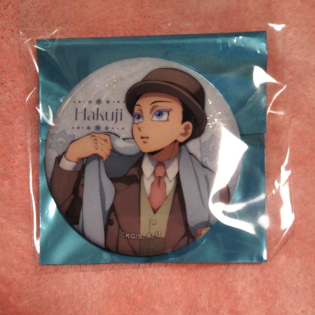 AGF2025 鬼滅の刃 early winter アクスタ ホログラム缶バッジ チェキ風