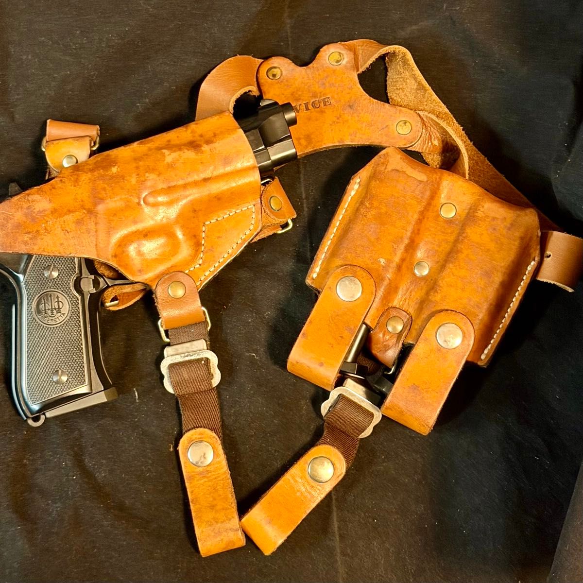 期間限定価格 整備済 革製ショルダーホルスター リボルバー用｜Yahoo