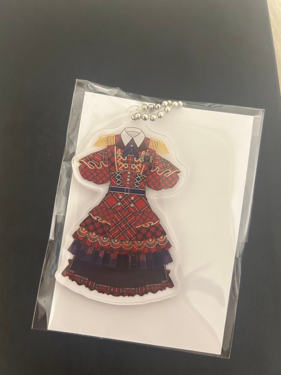 伊藤百花 AKB48 20周年記念 赤チェック衣装 生写真 直筆サイン