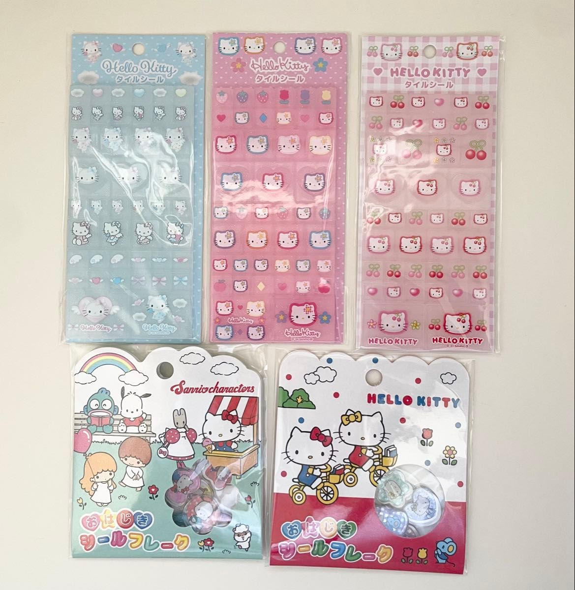 新品 キティ ハローキティ 人気 タイルシール タイル サンリオ 平成