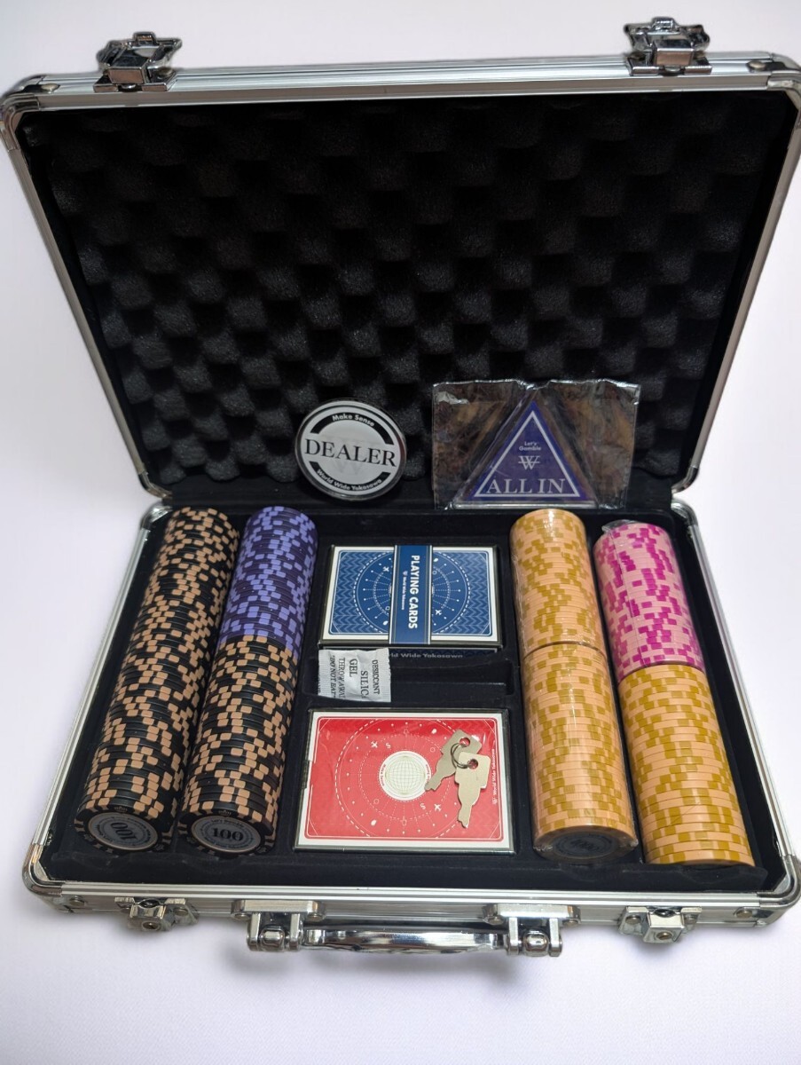 ヨコサワポーカーセット アルミケース入り Yahoo!オークション
