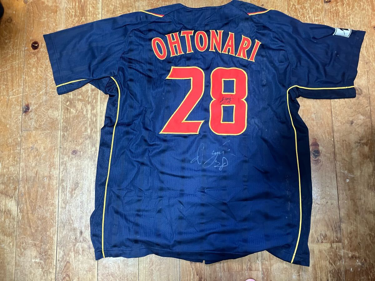 直筆サイン入り 大隣憲司氏直筆サイン入り3カ所WBC日本代表ジャージ