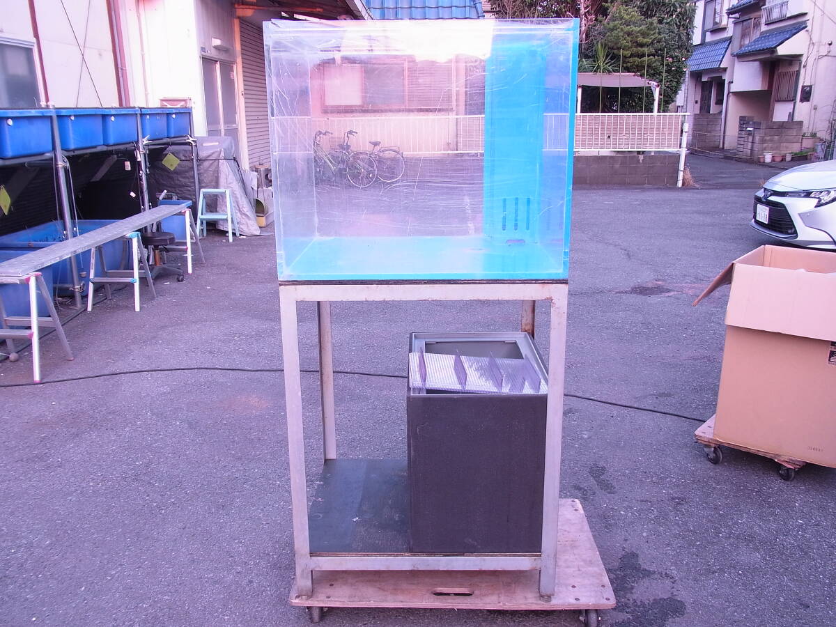 札幌市引き取り限定60cmオーバーフロー水槽セット