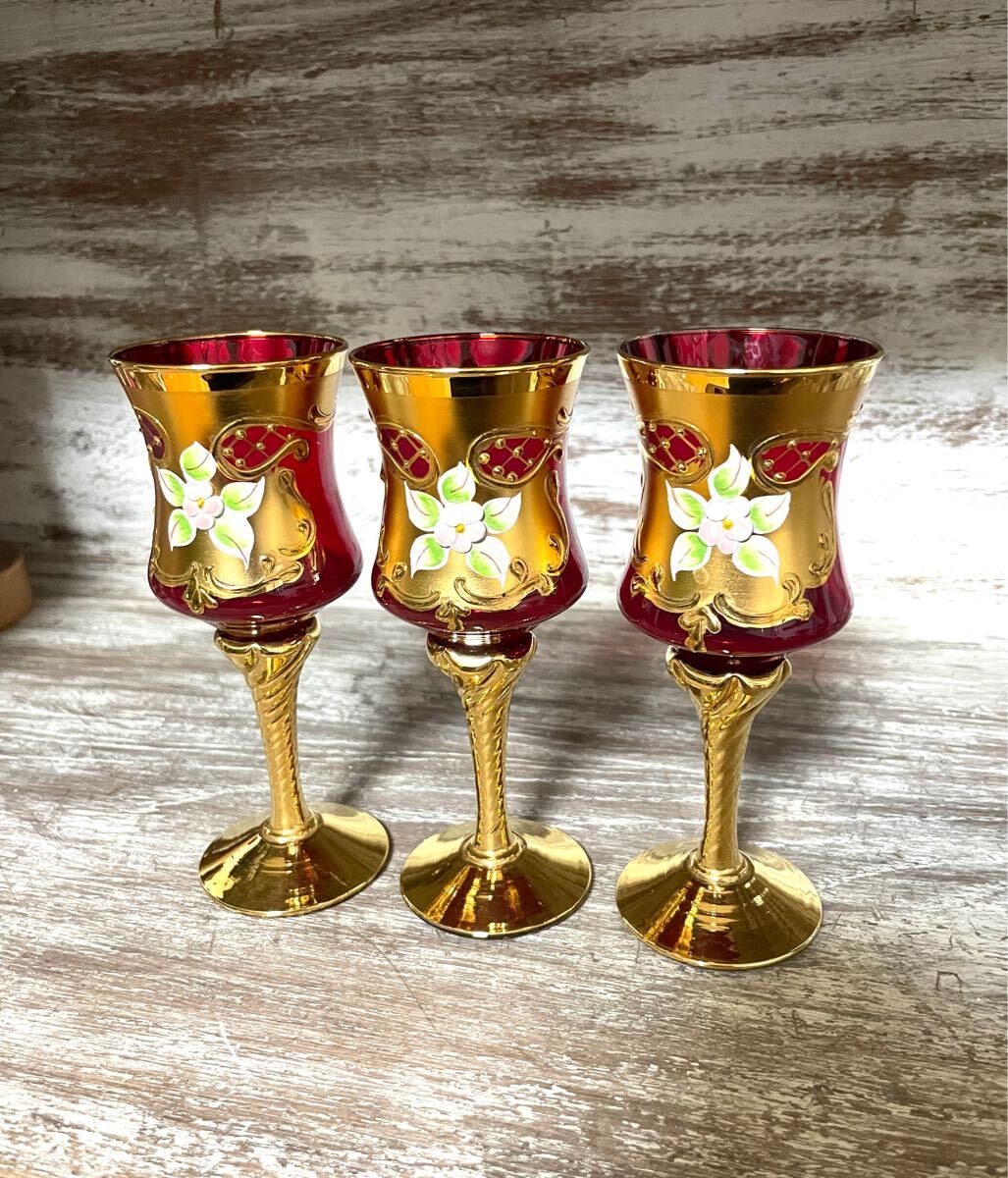 Yahoo!オークション -「ベネチアングラス セット」(工芸品) の落札相場