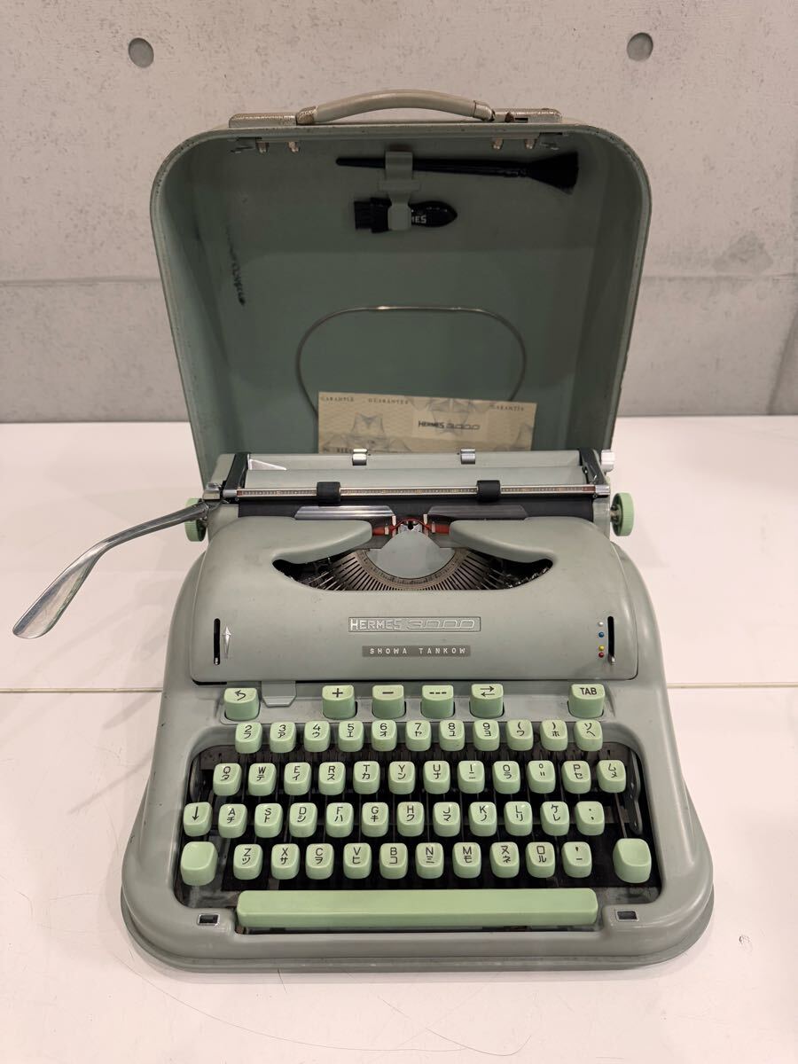 昭和レトロ】HERMES3000 ヘルメス タイプライター パイヤール社 昭和
