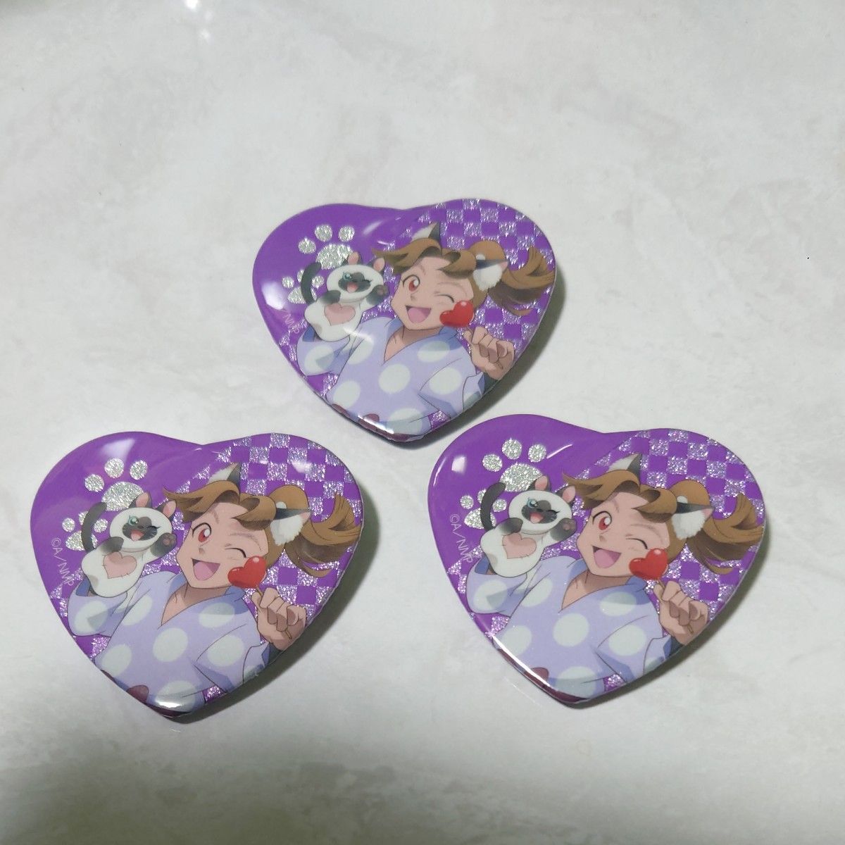 スーパーダンガンロンパ2 左右田和一 テレ顔ハート缶バッジ ダンガン