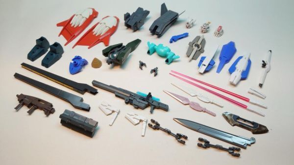 10個未組立。ダブルオーまとめ売りハルート、オーバーブラッグ