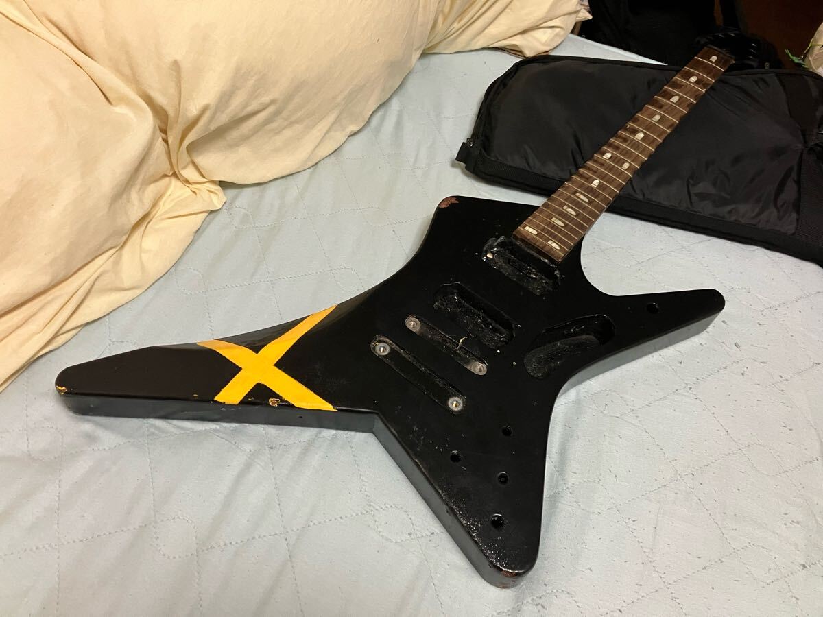 テレキャスターNo73バインディングボディ ブラック ラッカー塗装