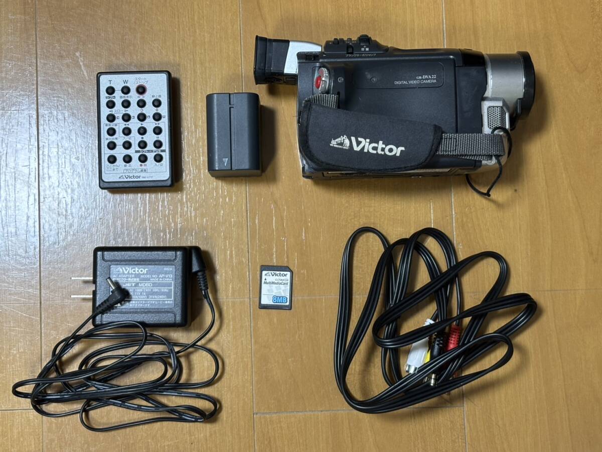 録・再・ダビングOK◇ビクター DVA33K 極美品 付属品多数 録・再