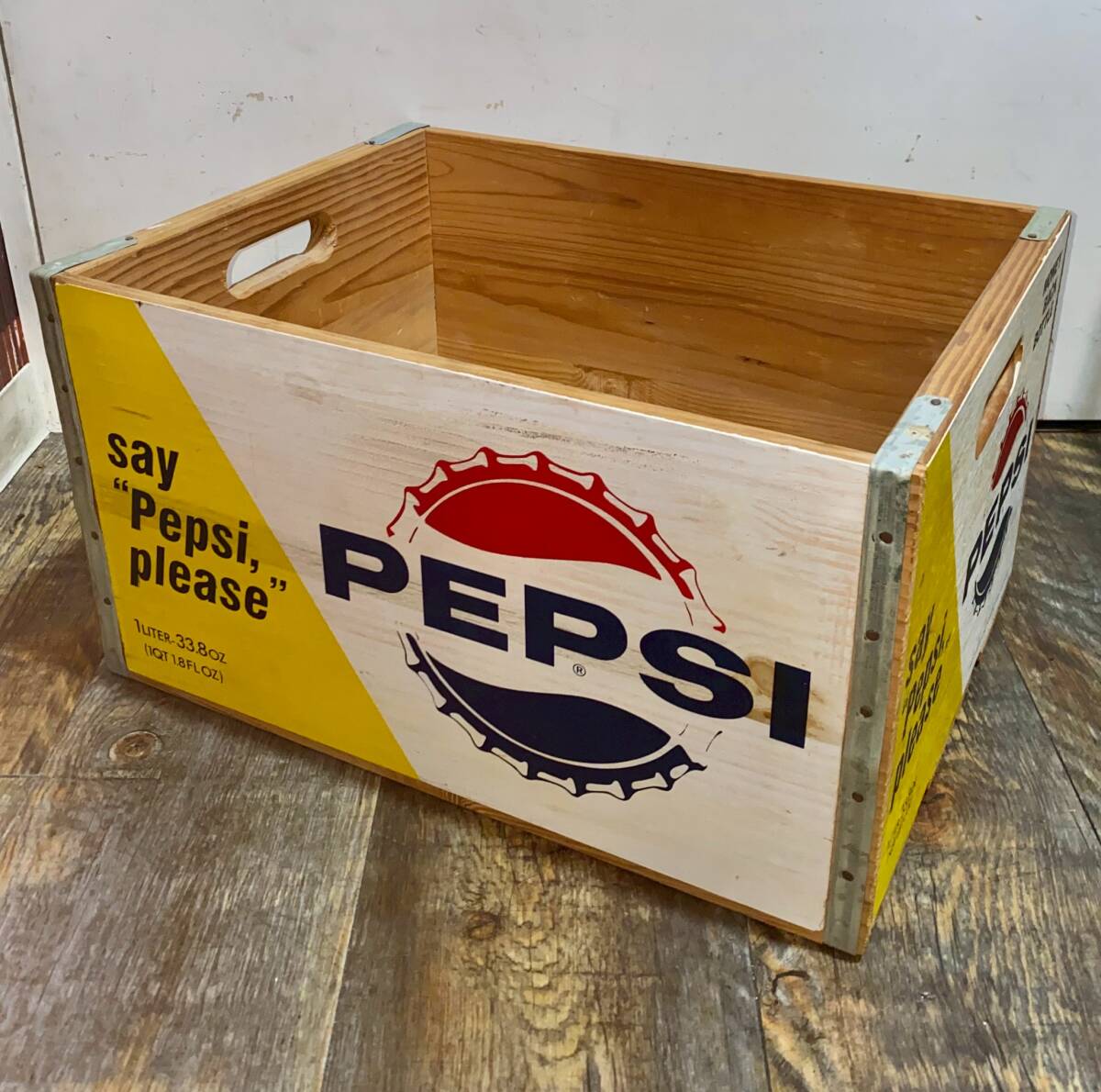 ペプシコーラの木箱 PEPSI COLA ヴィンテージ 木箱 -通販-ローズボール