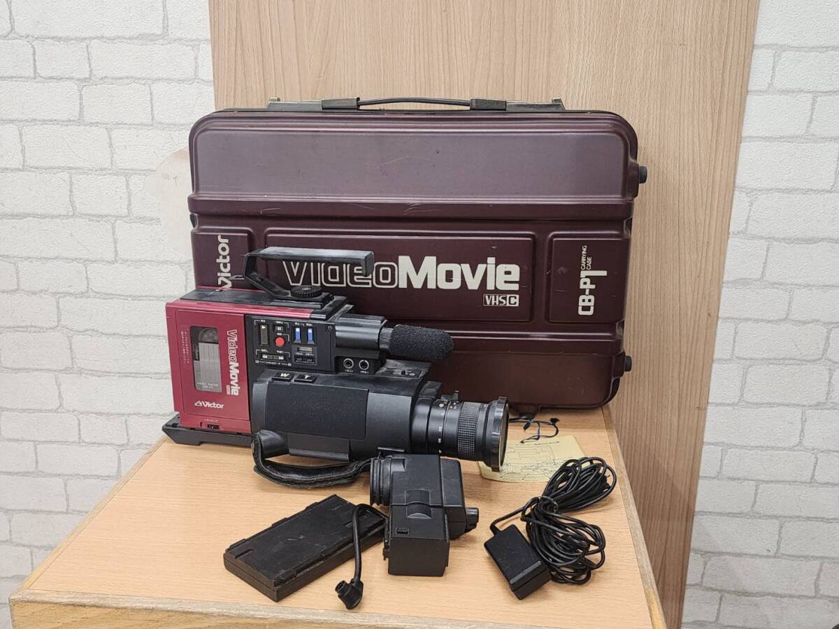 昭和レトロ】ビデオカメラ GR-C1 ビクター ケース付き 1984/昭和59