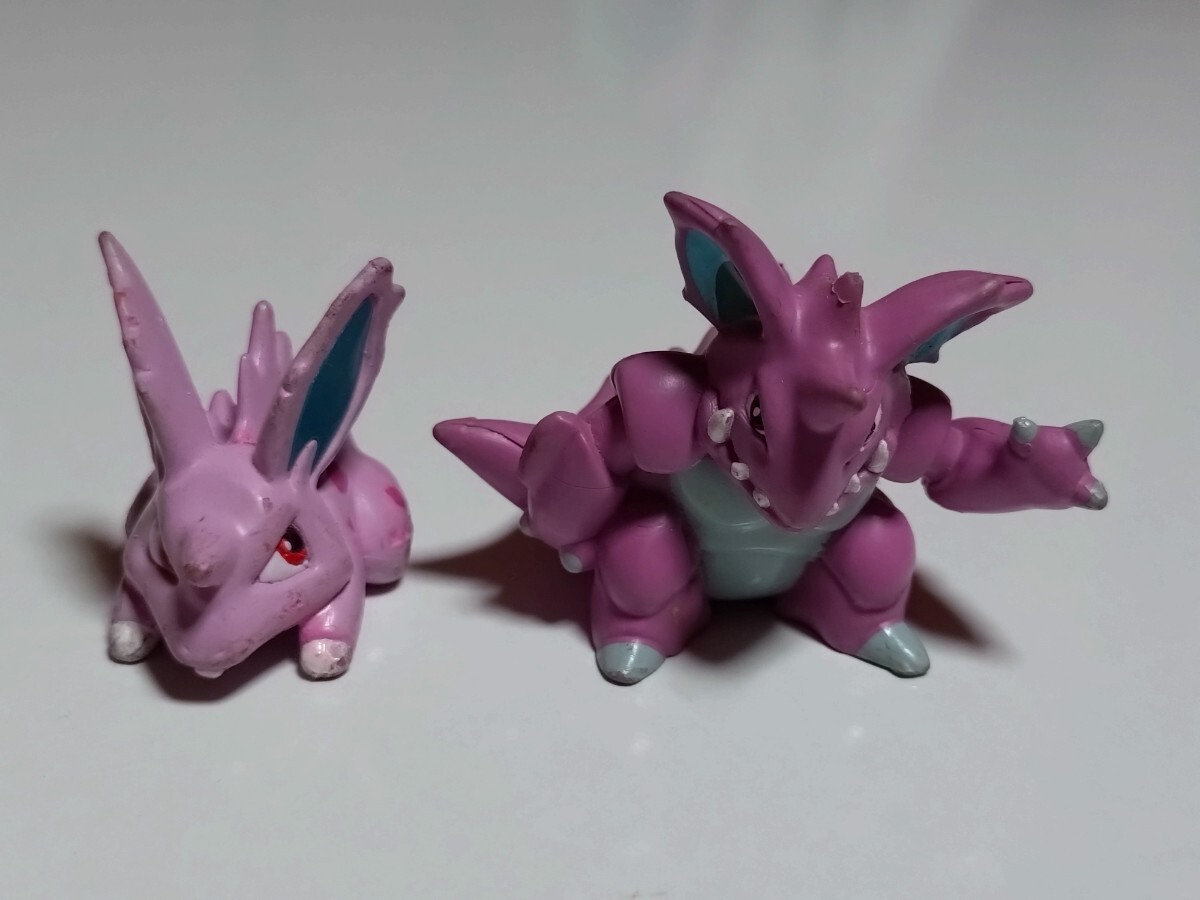 希少】ポケモン モンコレ 初期 ニドラン ニドリーノ ニドクイン 希少