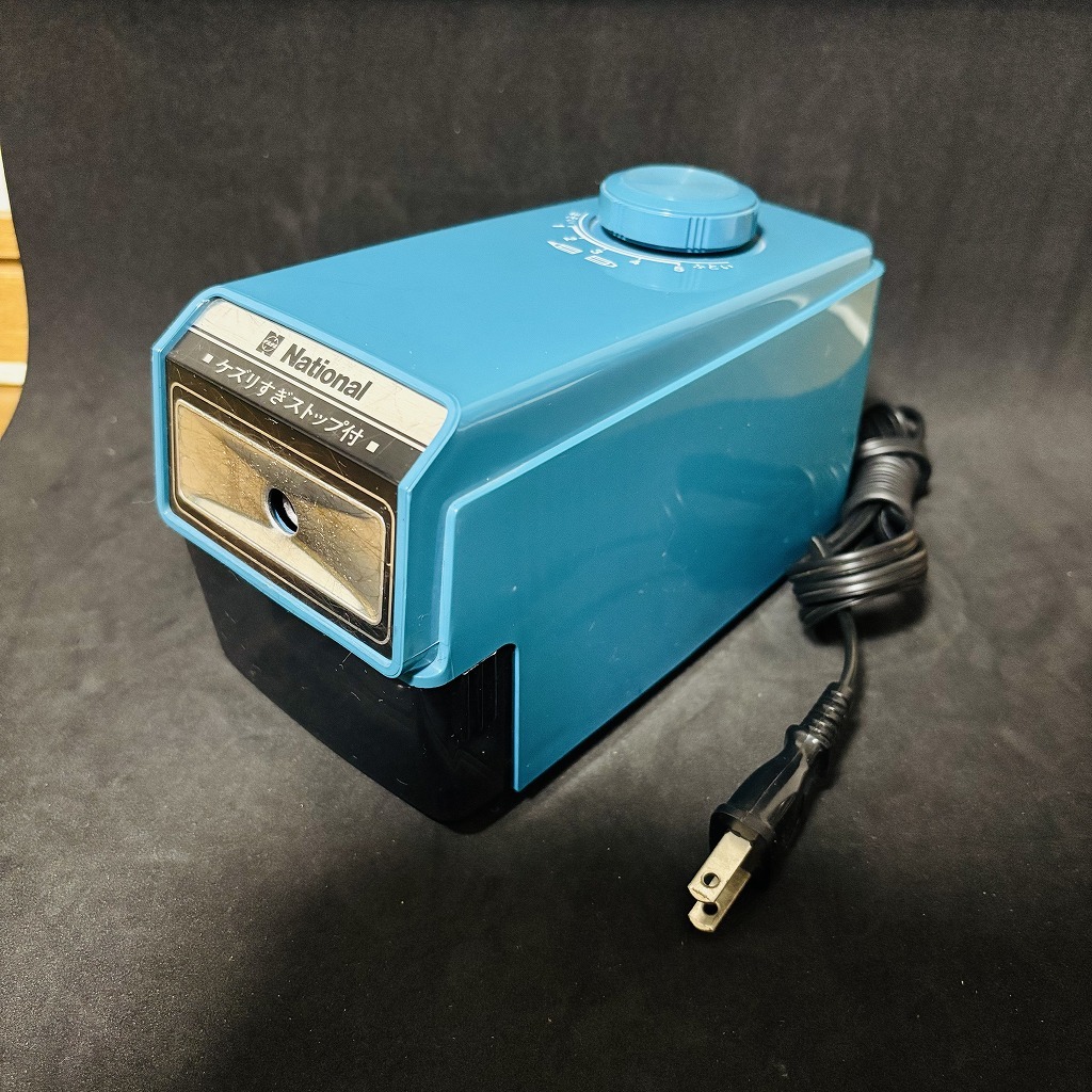 新品未使用 Panasonic 電気鉛筆削り レトロ KP-381A グリーン Yahoo