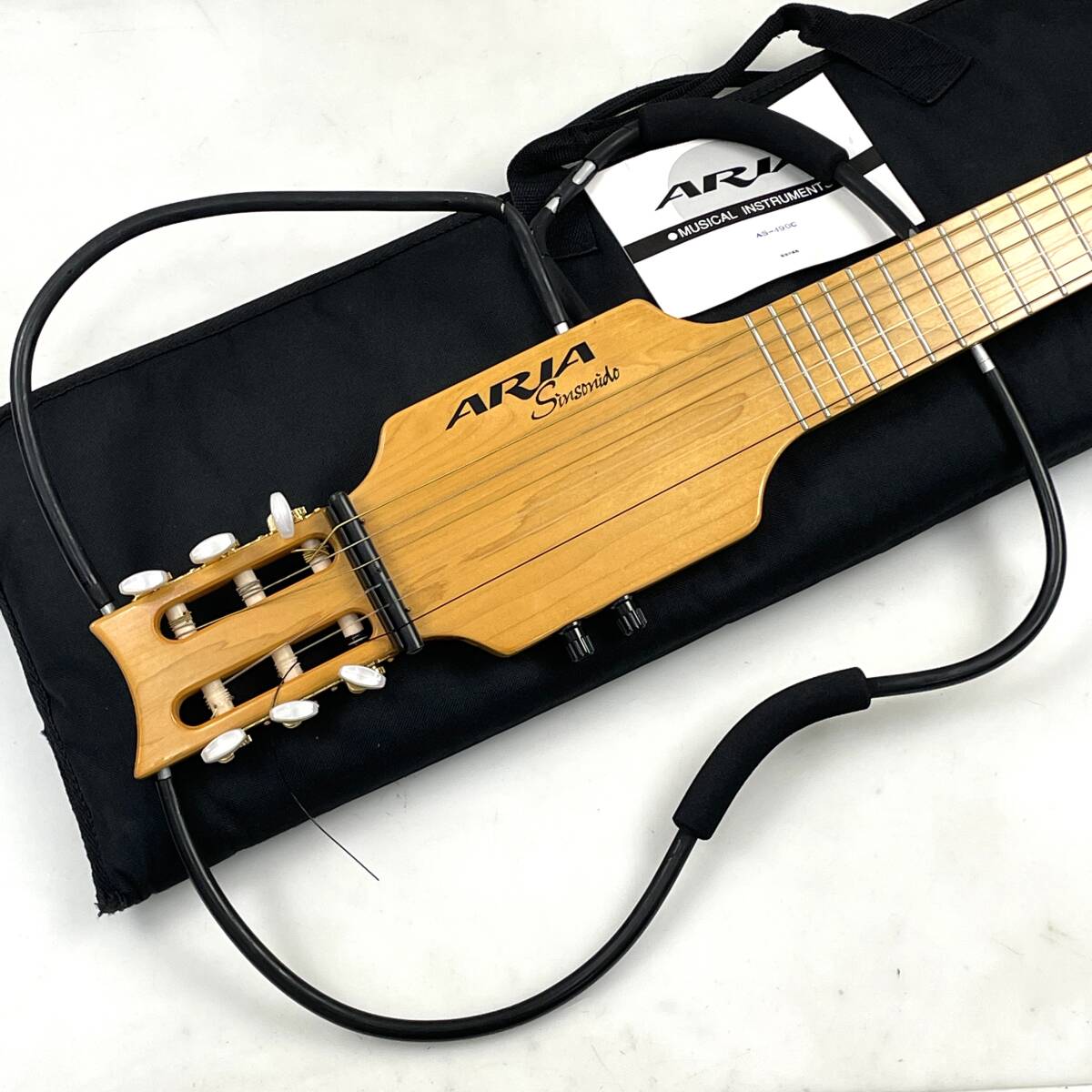 ARIA サイレントギター アリア・シンソニード メンテナンス済み ARIA