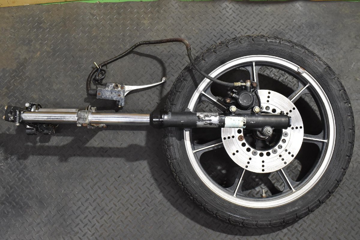 希少当時物! Z500FX フロントフェンダー 検) Z500B Z400FX Z550FX E4