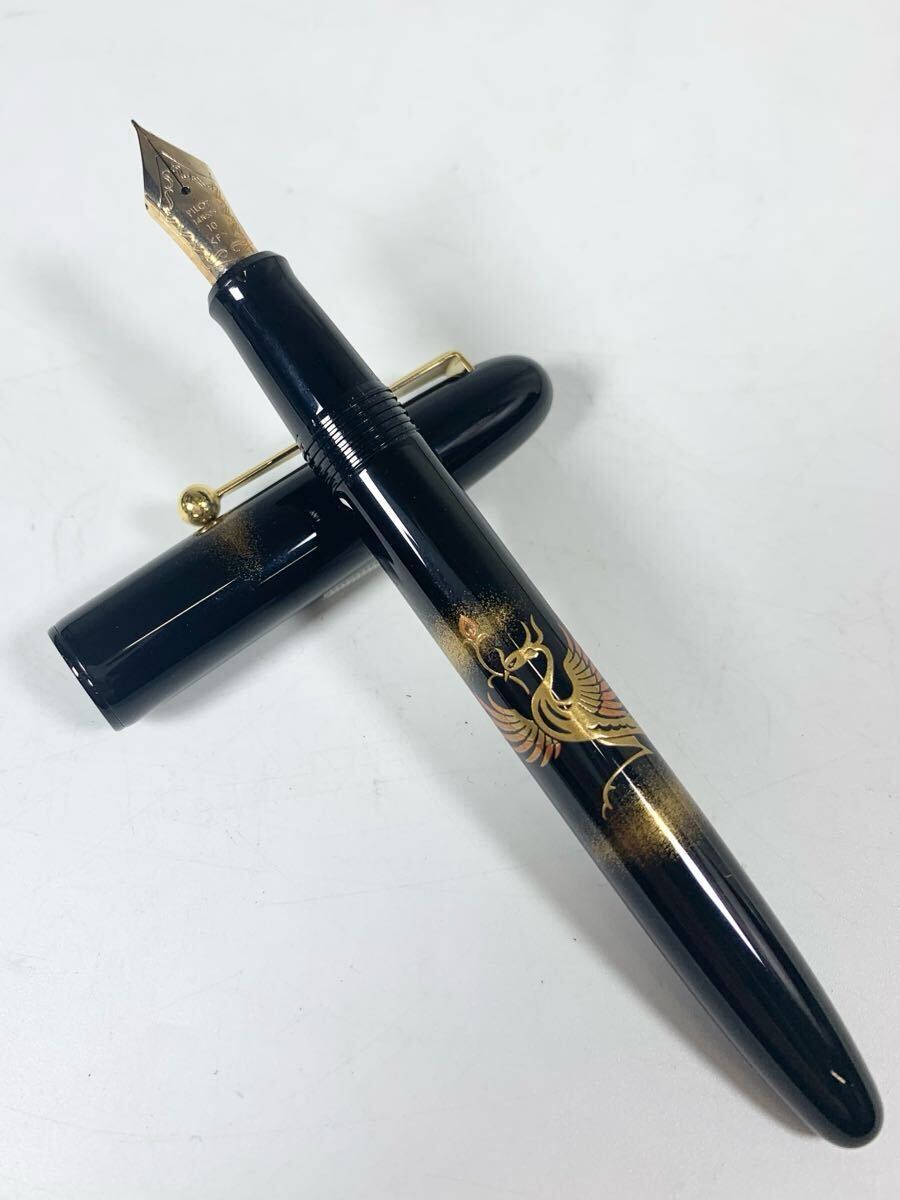 PILOT 國光会三日月と鷺万年筆字幅Script