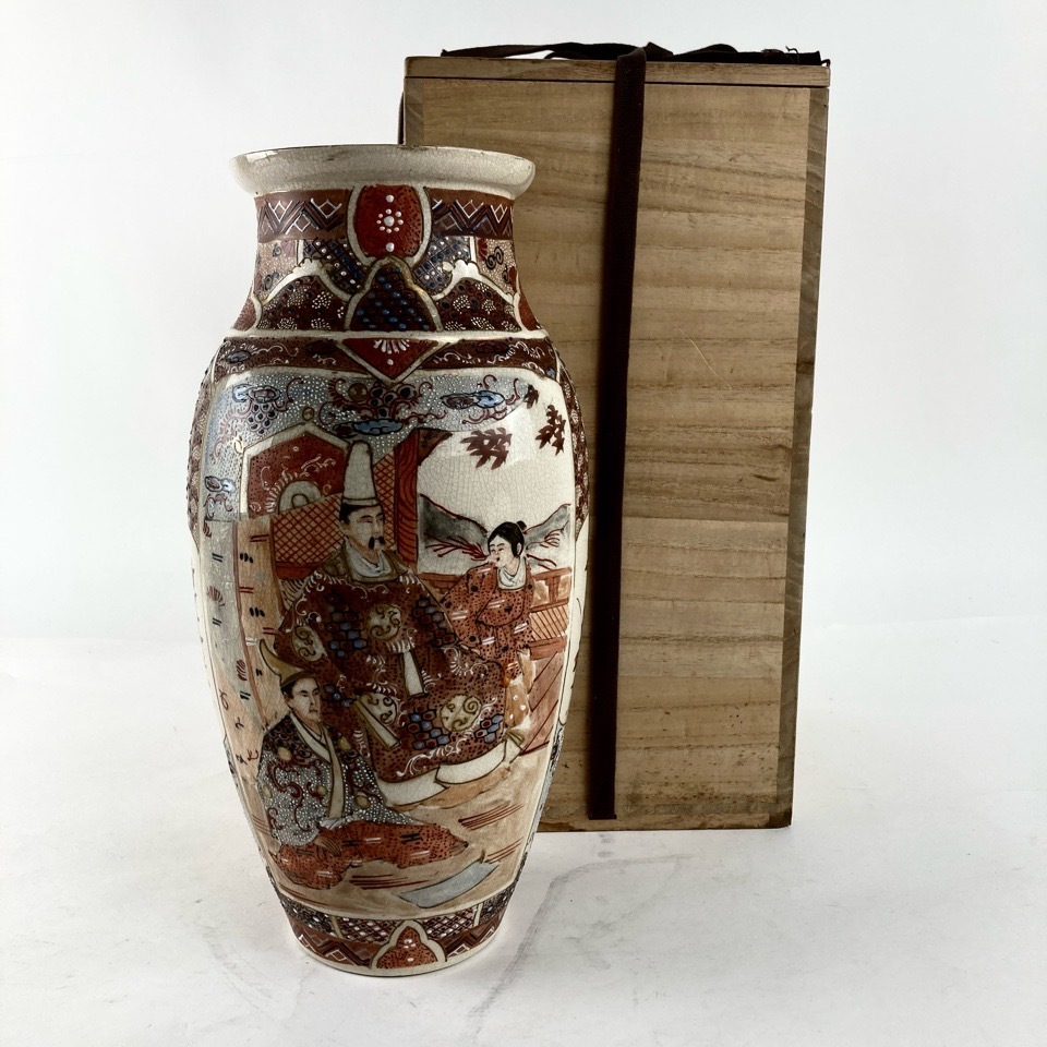 唐時代武士胡人陶俑極上品旧家旧蔵唐物時代物置物(B-64)