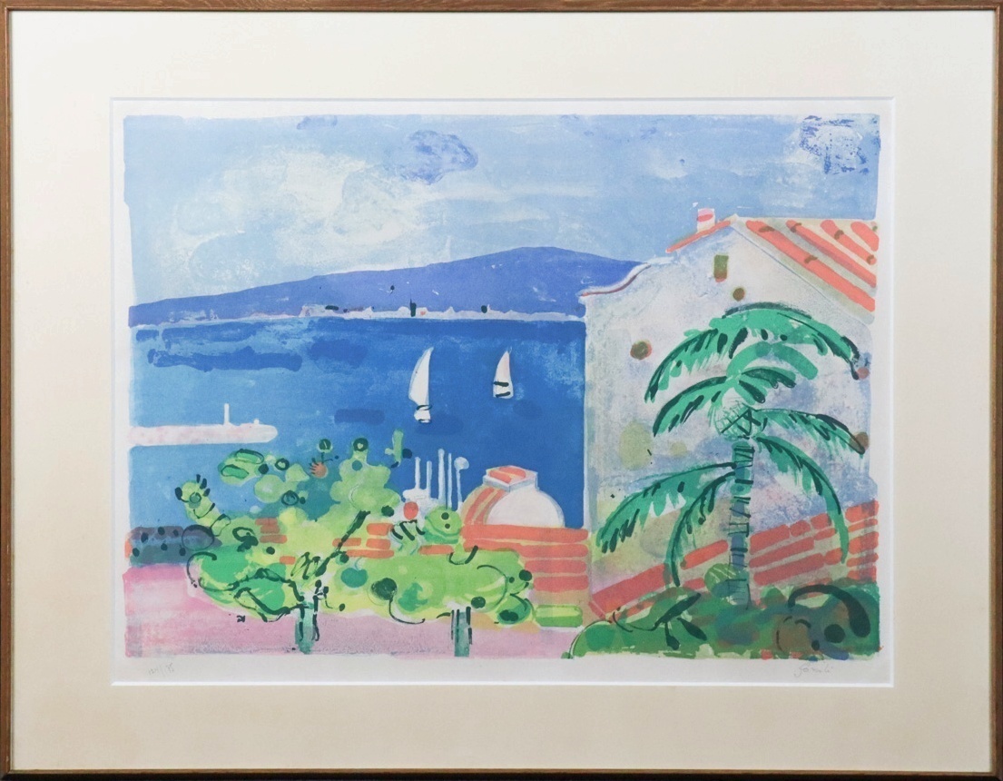 ジル・ゴリチの花の柄のリトグラフ ジル・ゴリチの花の柄のリトグラフ