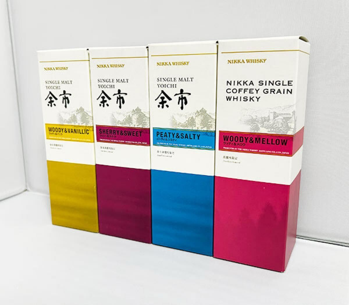 余市蒸溜所限定】 シングルモルト余市 3銘柄(3本)飲み比べセット 180ml