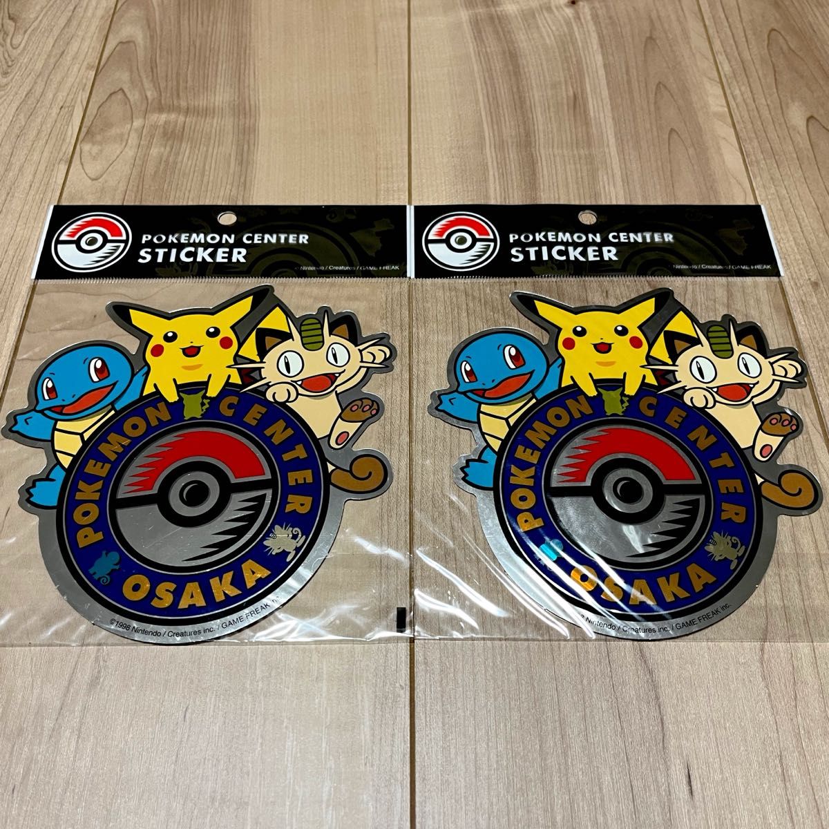 新品未開封 ポケモンセンター オーサカ 1998 ピカチュウ ニャース