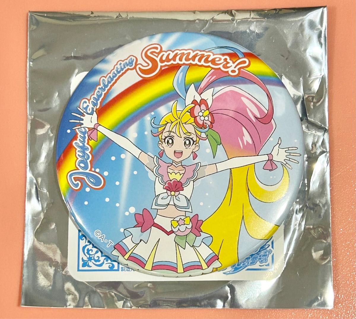 プリキュア トゥインクル 缶バッジ 13 Shining キュアキュンキュン 紫