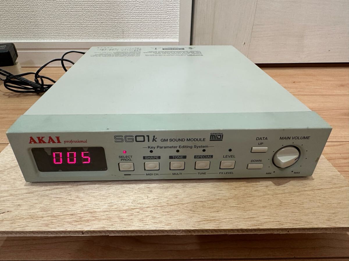 ジャンク AKAI アカイ SG01K midi 音源 モジュール S2673799