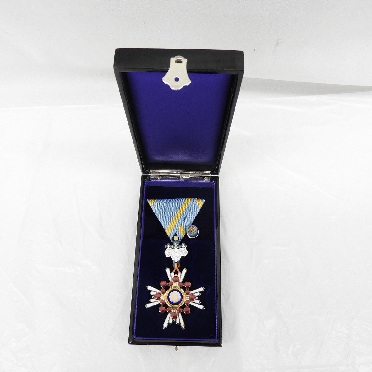 勲章 記章 徽章 瑞宝双光章 瑞寶雙光章 旧勲五等瑞宝章 略綬 共箱 美品