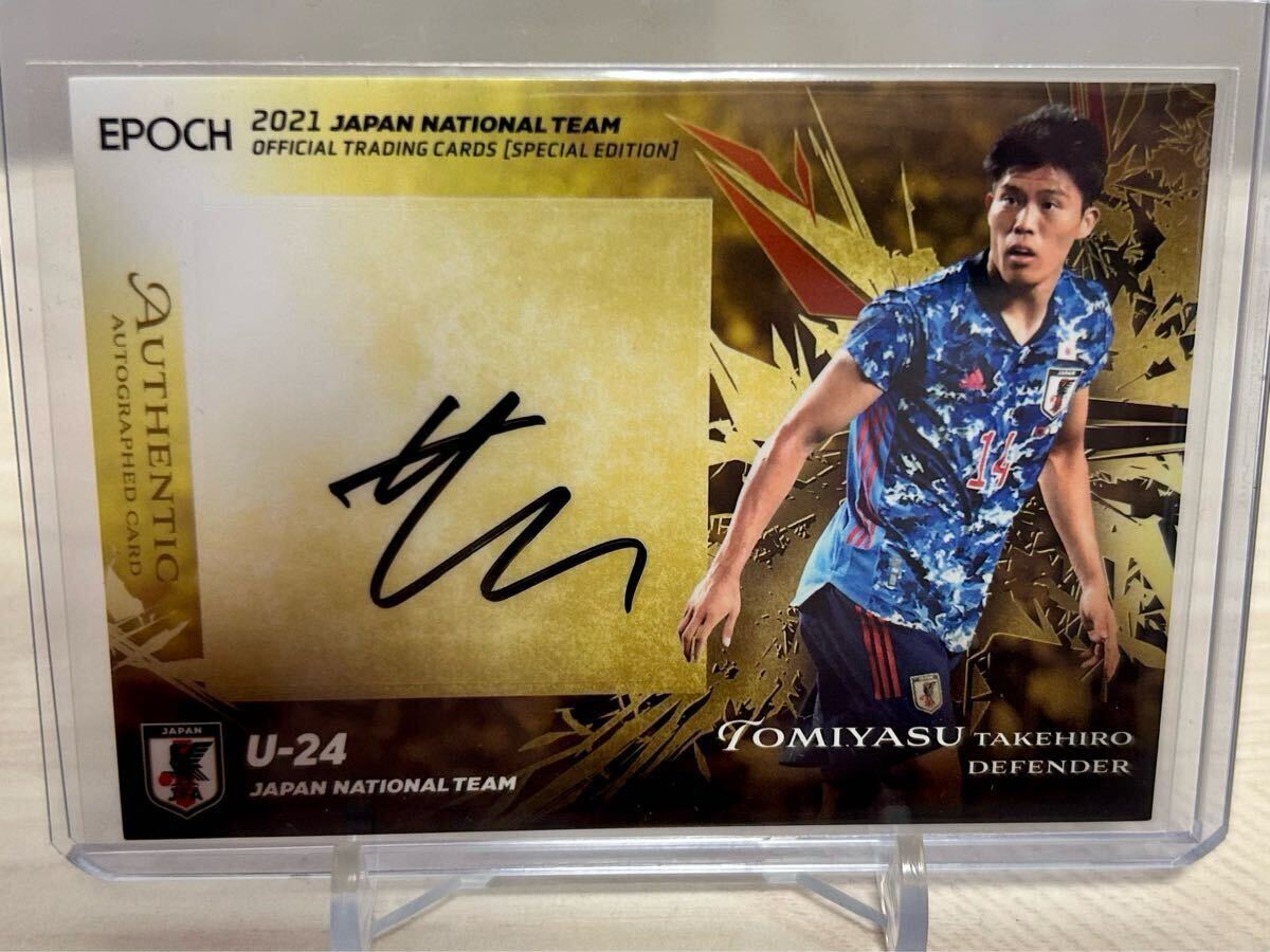 2021 サッカー日本代表 冨安健洋 直筆サインカード Yahoo!オークション