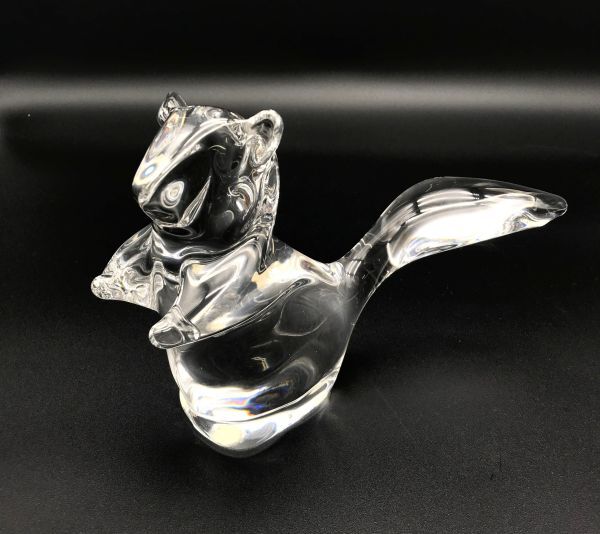 Daum France ドーム クリスタル フィギュリン クリスタル置物 熊置物